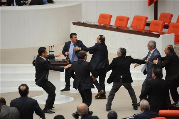 Turkish Parliament sees fresh fistfight among deputies