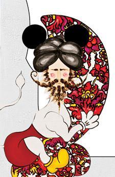 Artist questioning Iranian revolution through phallic imagery