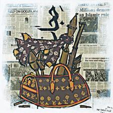 Artist questioning Iranian revolution through phallic imagery