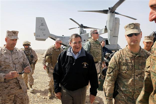 Afghan dies as security breach overshadows Panetta talks