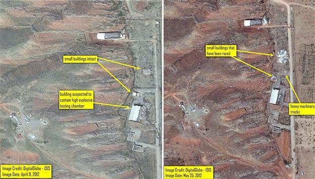 Iran denies reports of demolitions in base