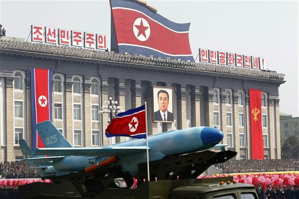 N. Koreas Kim gives first speech at centenary parade