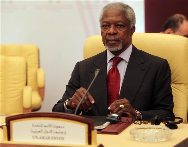 Annan asks Syria to stop using heavy weapons