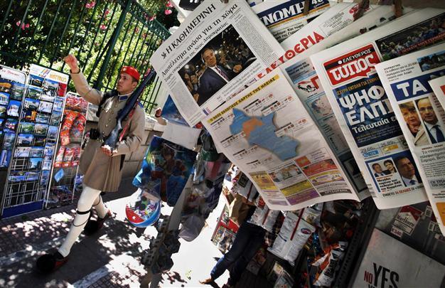 Greeks vote to stay in eurozone, easing fears