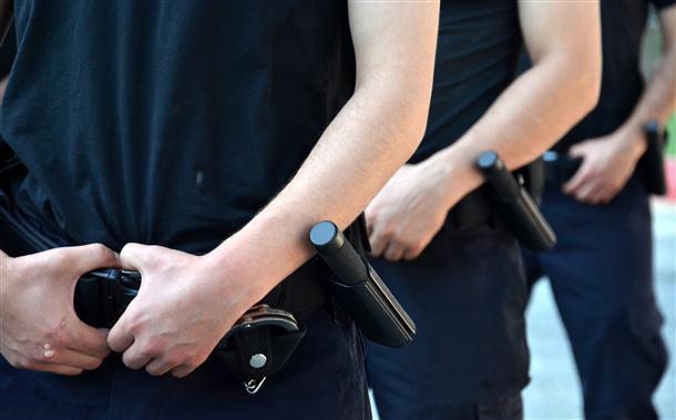 Turkish police given new spring-action batons