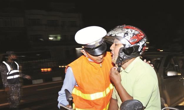 Smell test in Nepal for drivers