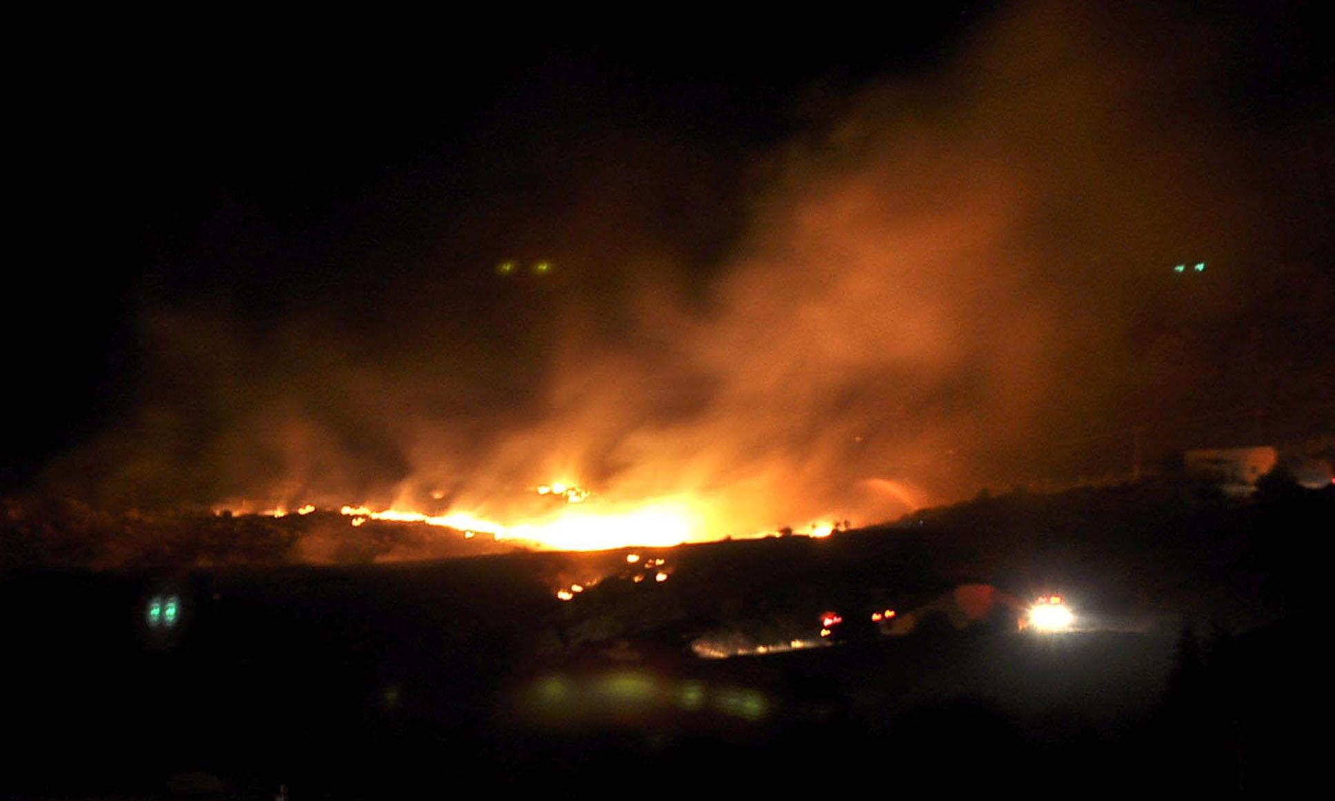 Chief of General Staff arrives at military depot blast site