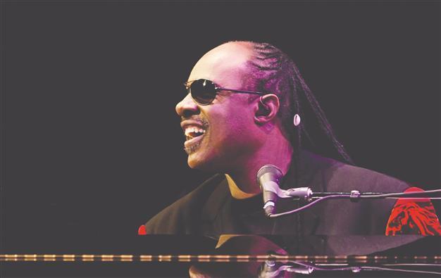 R&B artist Stevie Wonder in Istanbul