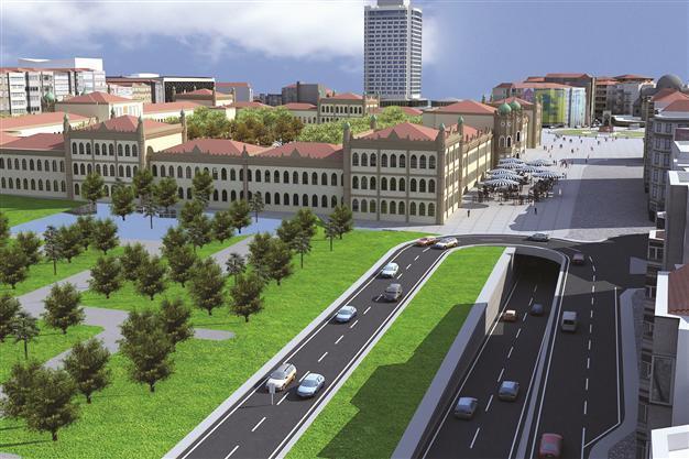 Taksim’s renewal project protested