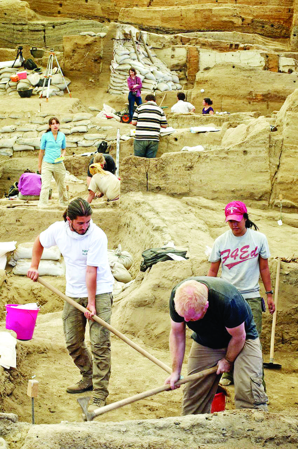 Experimental houses to depict ancient life