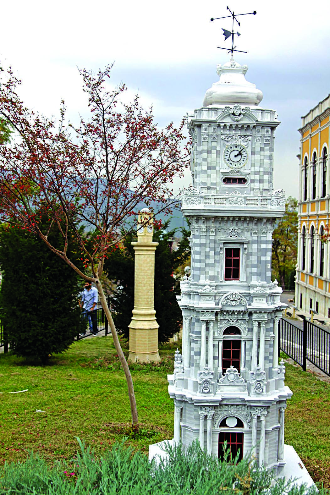 Anatolian watchtowers gather in a small town
