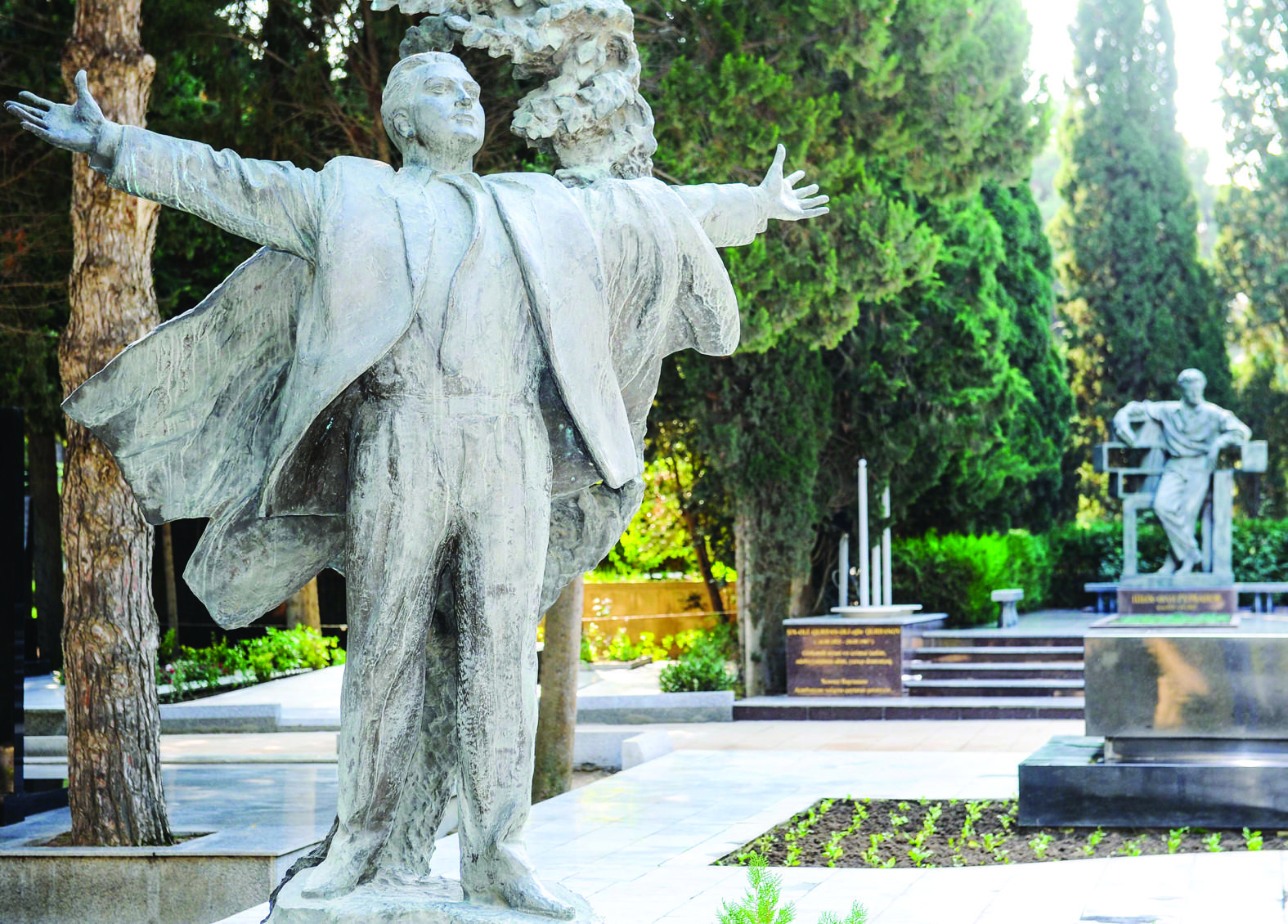 A cemetery like an open-air museum