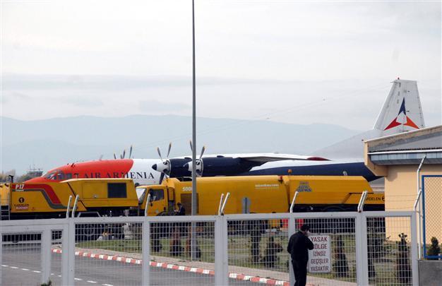 An Armenian cargo airplane has been grounded in Erzurum