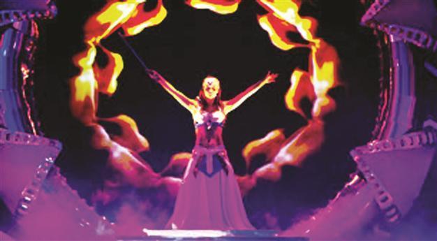 Illuminaire performs at Istanbul stage