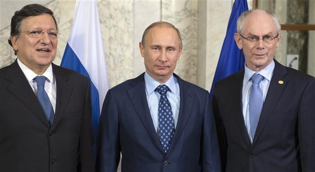 EU welcomes Putin with Syria back in focus