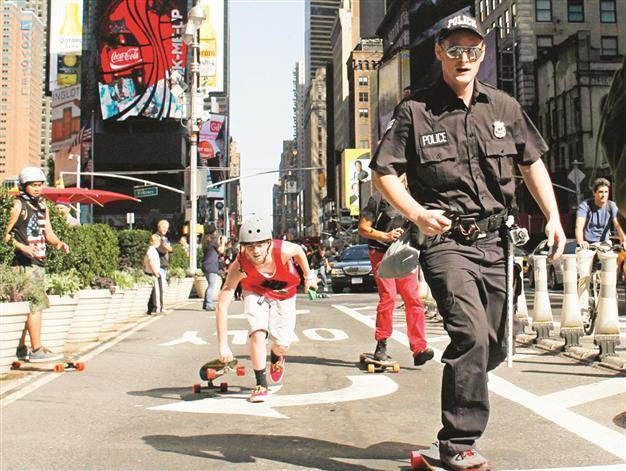 Quiet day at the station as New York goes crime-free