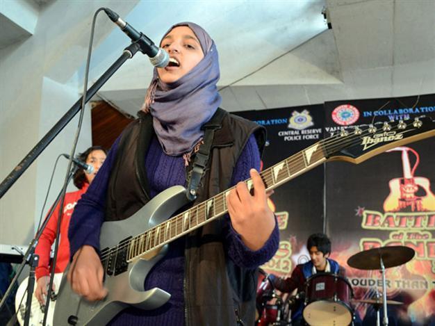 Kashmir cleric says girl band un-Islamic