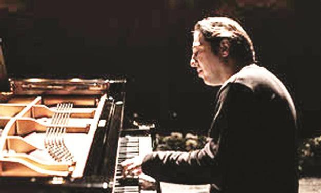 Fazıl Say performs in the Aegean