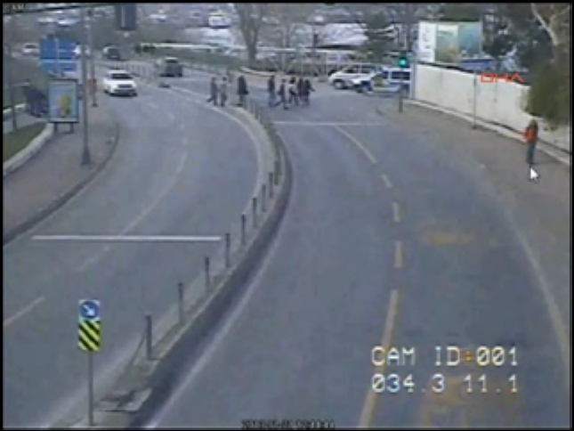 Slain American woman Sierra seen walking to city walls in final footage