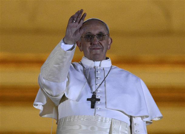 Jorge Mario Bergoglio of Argentina elected pope