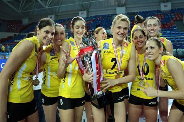 Vakıfbank wins league title in womens volleyball