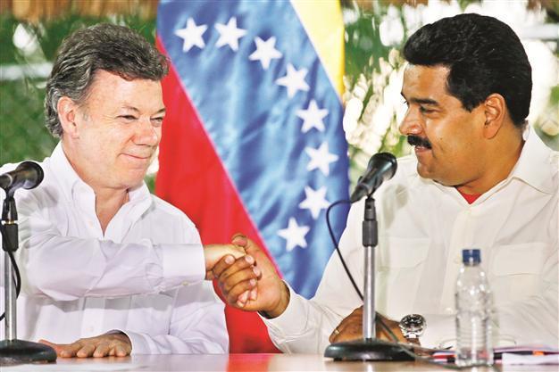 Venezuela, Colombia strain to patch over tensions