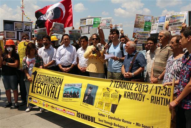 Crowds denounce police crackdowns in ‘Man Made of Tear Gas’ Festival on Istanbul’s Asian shore