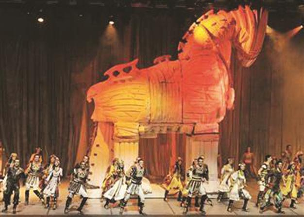 Legend of Troy on stage in Antalya
