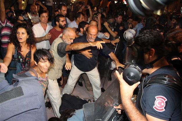 Riot police resort to tear gas to quell justice marchers hoping to make statement at Gezi Park