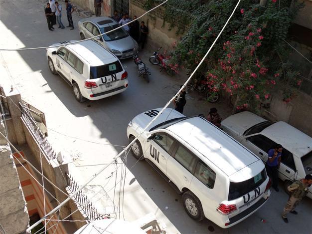 UN inspectors to leave Syria by Saturday: Ban