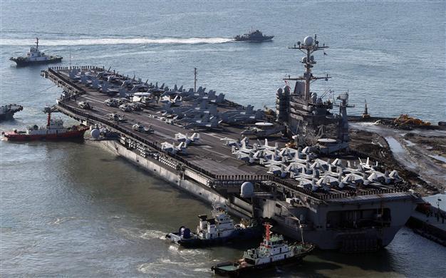 North Korea warns US of disaster over joint naval drill