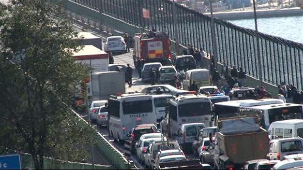 Istanbul’s traffic increases with car accidents