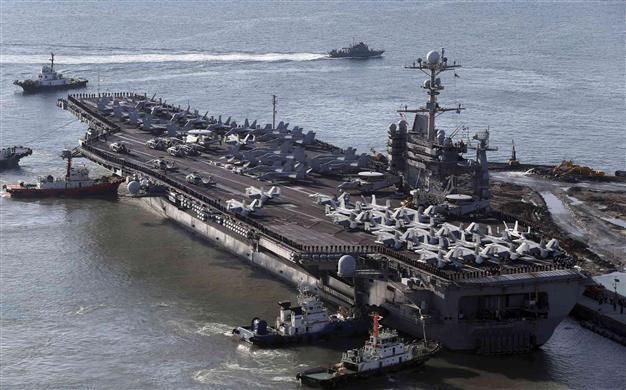US, South Korea, Japan hold naval drill despite North Korea threat