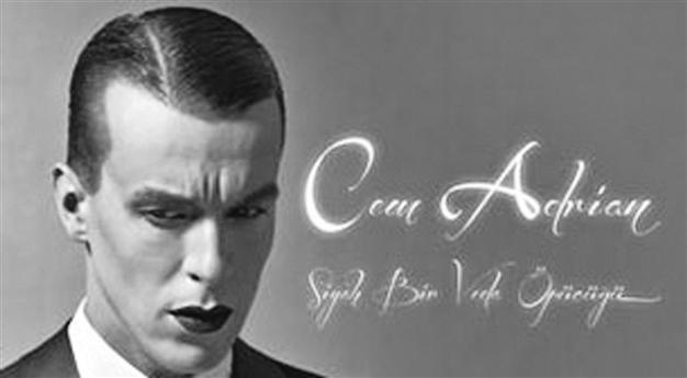 Cem Adrian on stage at the Jolly Joker