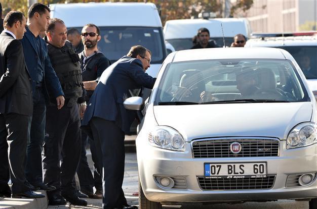 Police detain man threatening suicide in front of Turkish Parliament