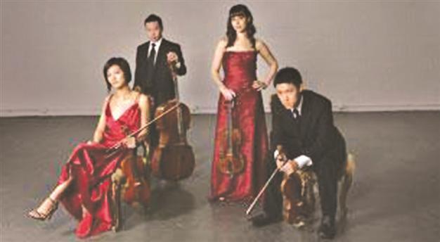 Parker Quartet on stage at CRR saloon