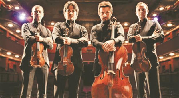 Borusan Quartet on stage