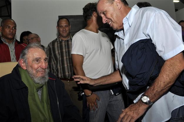 Cuba's Fidel Castro makes first public appearance in nine months