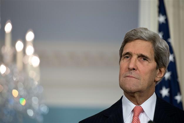 Kerry slams barbarity of Syrian regimes barrel bombs