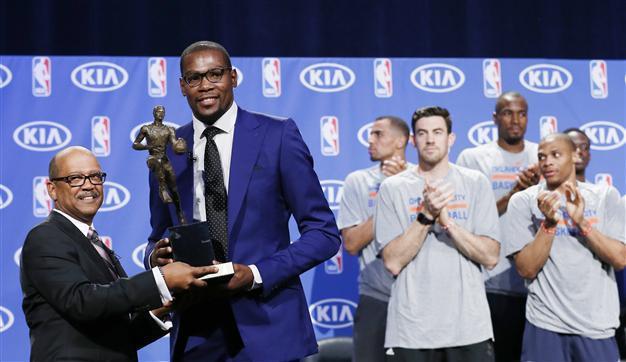 Oklahoma City Thunder - Back-to-back Kia All-Star MVP trophies