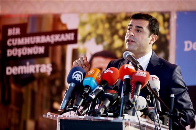 HDP’s presidential candidate Demirtaş starts declaring donations