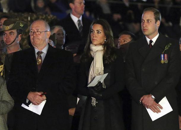 William and Kate end Australia tour with surprise ANZAC service