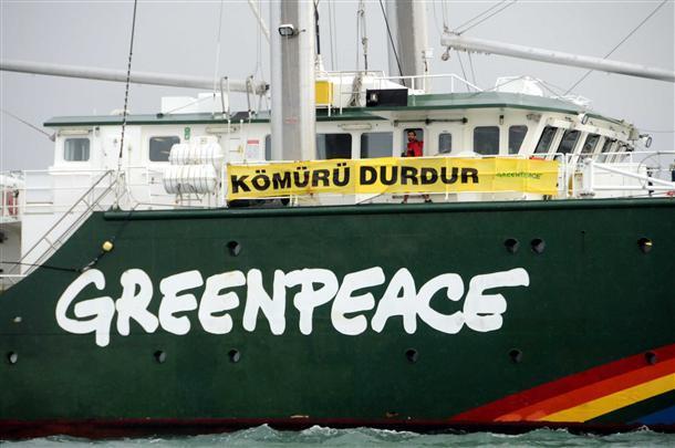 Greenpeace activists call for halt to coal plant frenzy in mythical Kaz Mountains