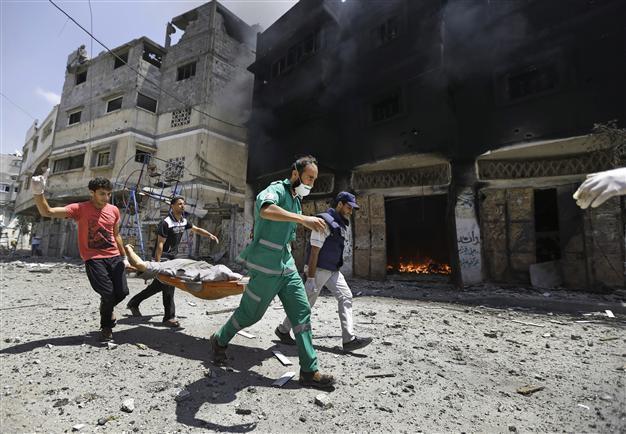 World pushes truce efforts as Gaza toll hits 548