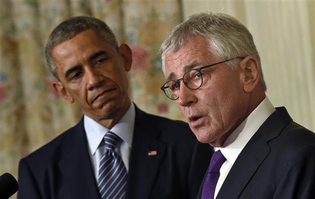 Hagel dismisses reports he resigned over differences with Obama