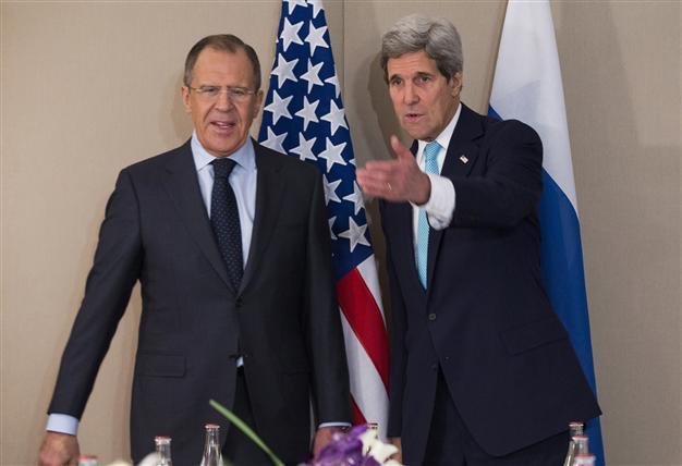 Kerry, Lavrov open tough talks on Ukraine, Nemtsov