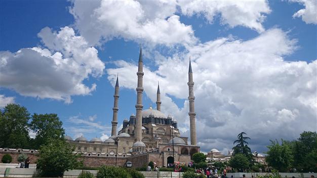 Free socks to be distributed to visitors of Selimiye Mosque