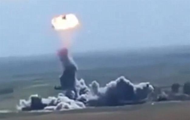 VIDEO: ISIL bomb truck explodes in mid-air