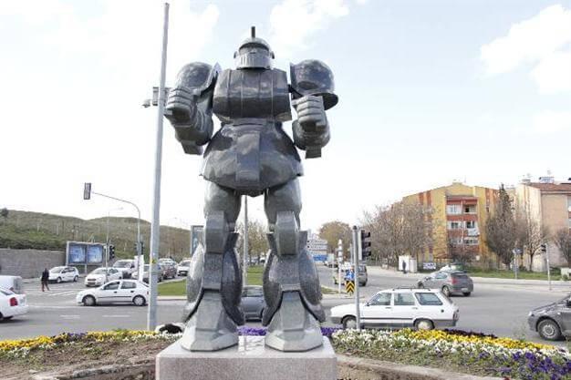 T Rex Statue Replaces Transformers Robot Of Ankara Türkiye News