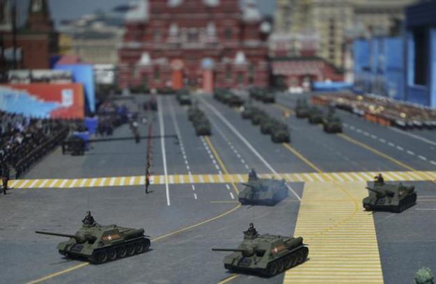 Russia stages huge military parade, Western leaders boycott
